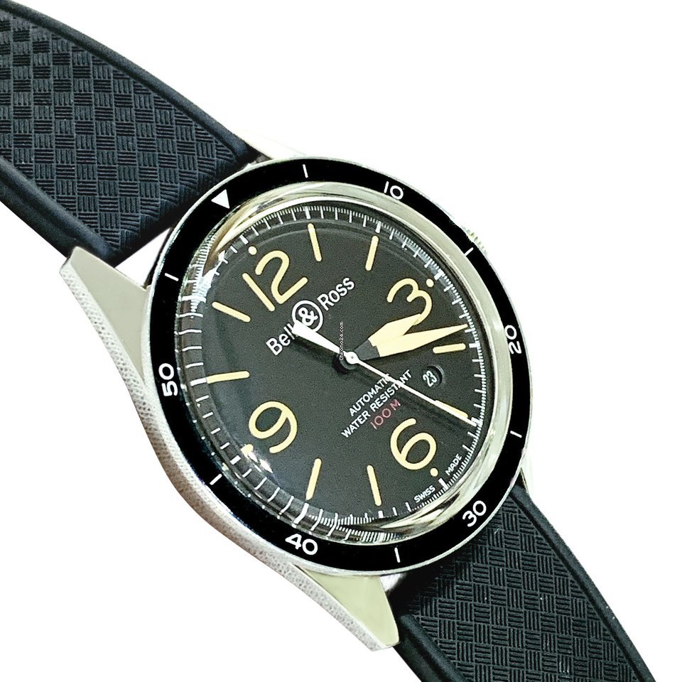 IMG_9081 Bell & Ross BR V1 Mens watch Unisex Automatic Steel BRV123-ST-HER SRB Replica 6