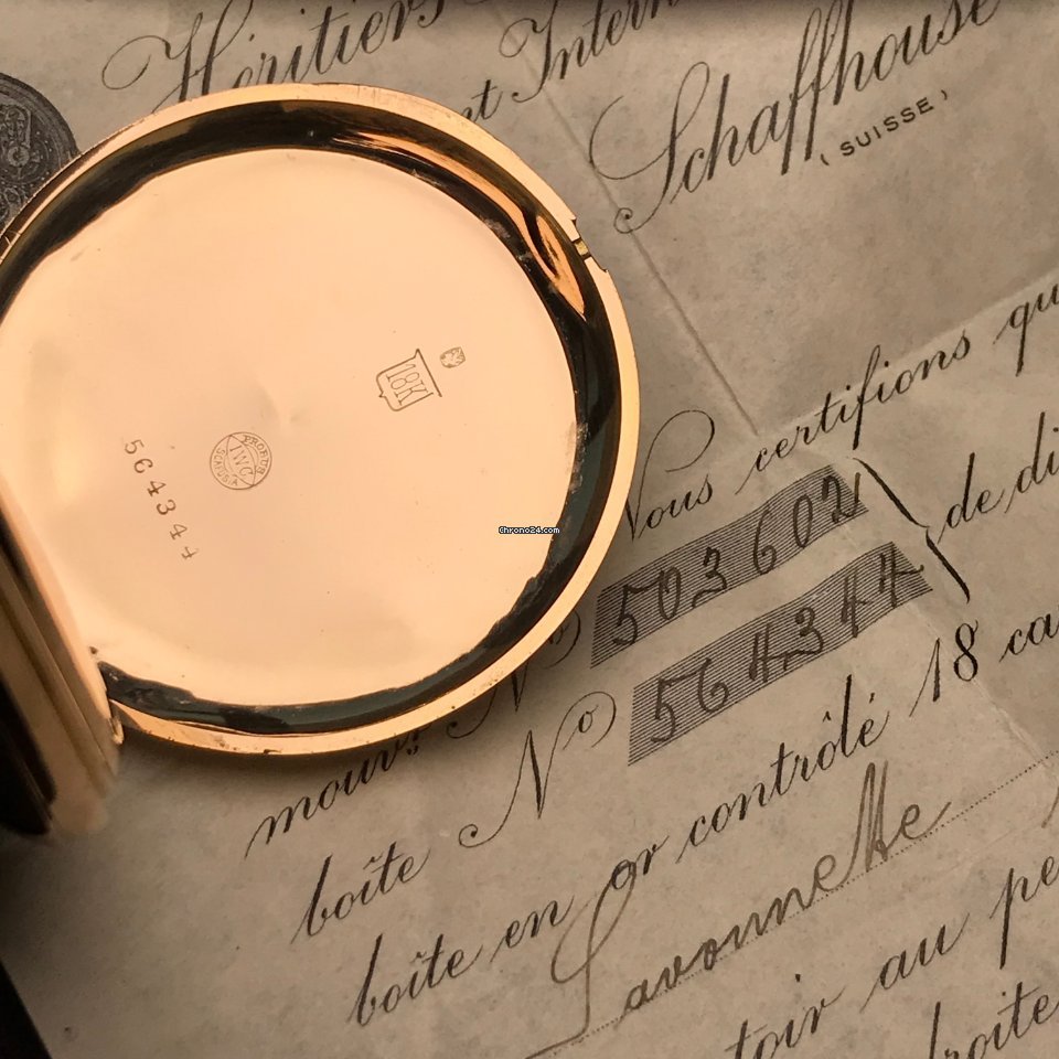 IMG_9081 IWC Mens watch Unisex Manual winding Yellow gold 564344 Replica 6