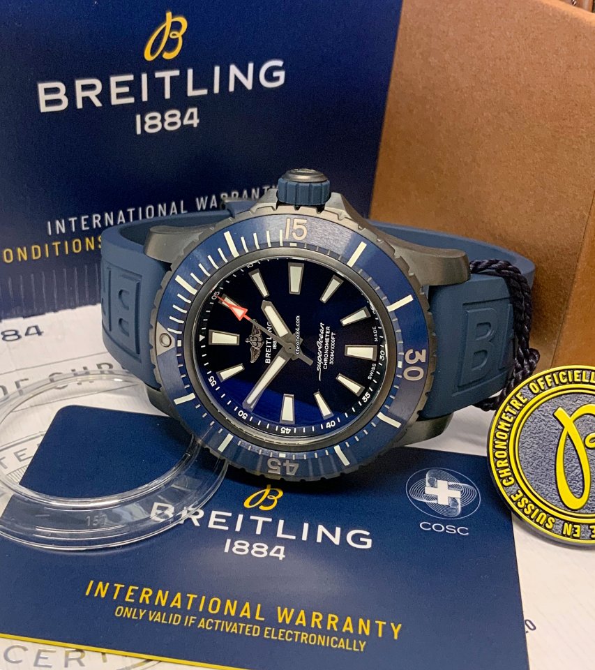 Breitling Superocean Mens watch Unisex Automatic Titanium V17369161C1S1 Replica 6