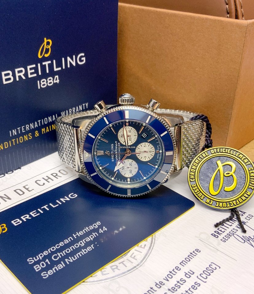 IMG_9081 Breitling Superocean Heritage Chronograph Mens watch Unisex Automatic Steel AB0162161C1A1 Replica 6