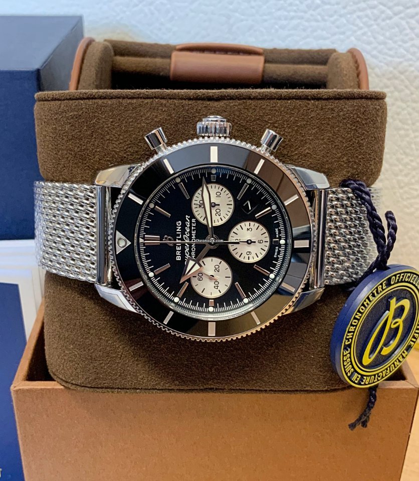 IMG_9081 Breitling Superocean Heritage Chronograph Mens watch Unisex Automatic Steel AB0162121B1A1 Replica 6