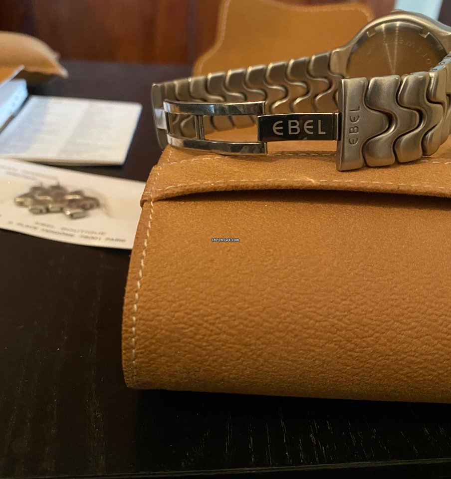 IMG_9081 Ebel Sportwave Mens watch Unisex Quartz Gold Steel E 6187631 Replica 6