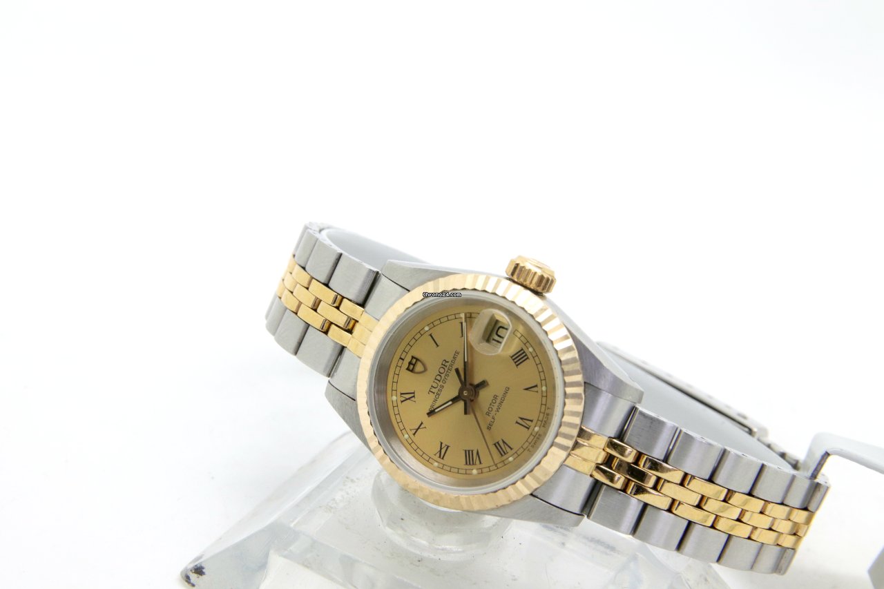 Tudor Prince Oysterdate Womens watch Automatic Gold Steel 92413 Replica 6