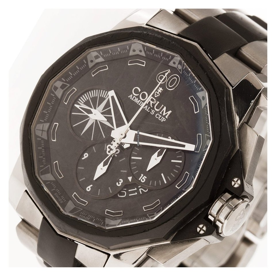 IMG_9081 Corum Admirals Cup Seafender Tides 48 Mens watch Unisex Automatic Titanium 277.931.06 0371 AN12 Replica 6