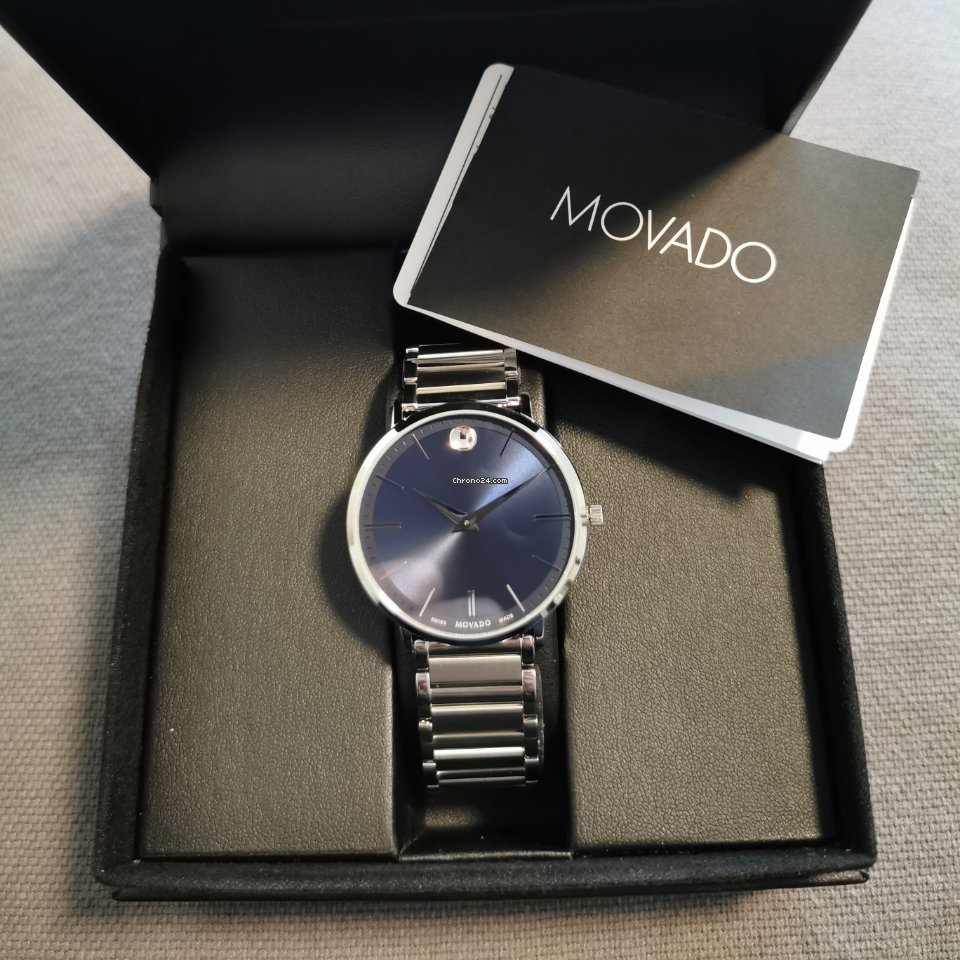 Movado Mens watch Unisex Quartz Steel 0607167 Replica 6