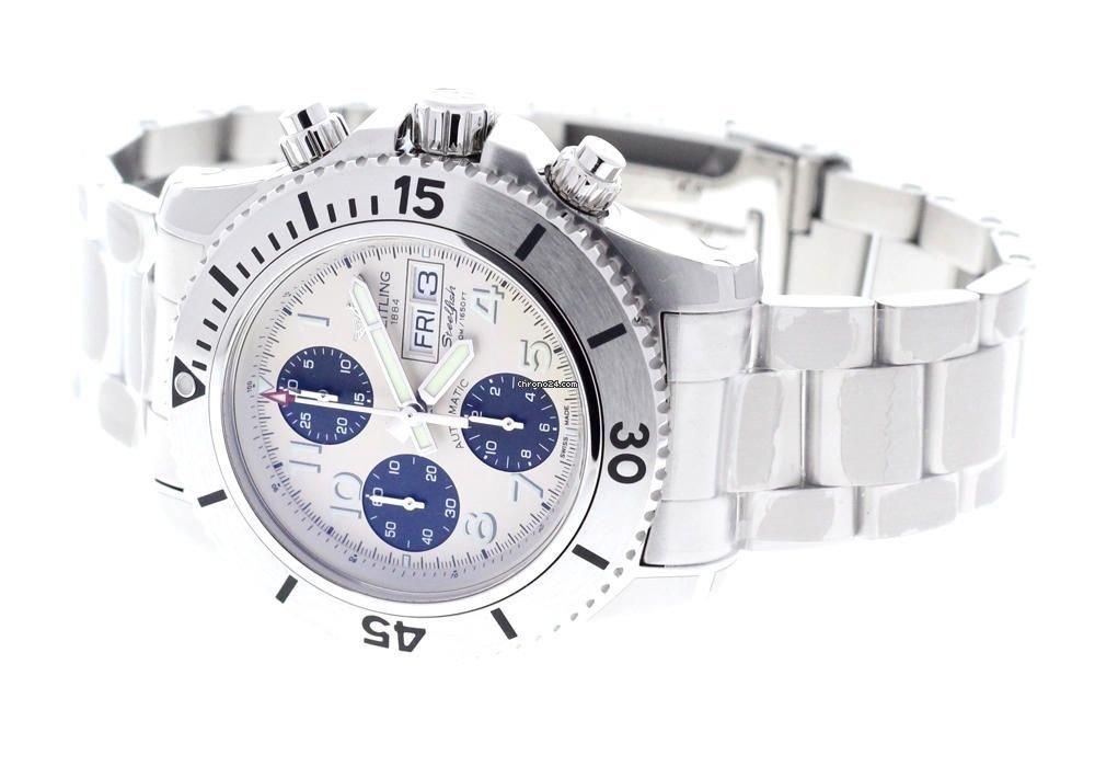 IMG_9081 Breitling Superocean Chronograph Steelfish Mens watch Unisex Automatic Steel A13341C3 G782 Replica 6