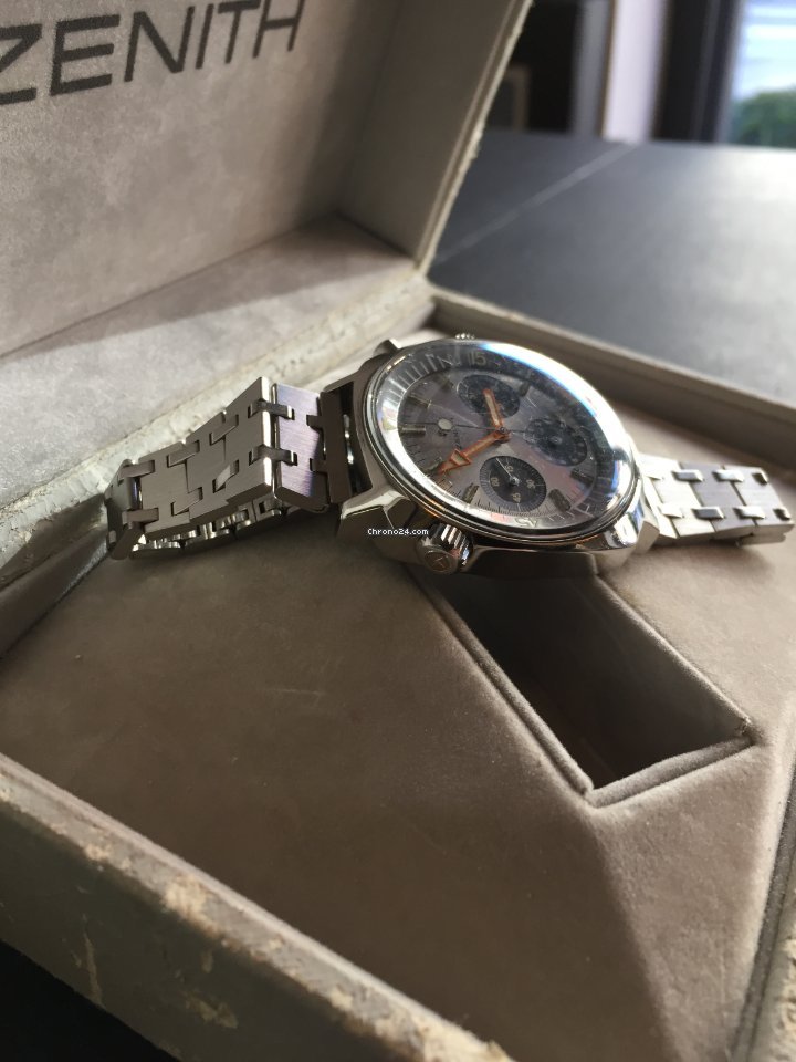 IMG_9081 Zenith Mens watch Unisex Manual winding Steel A3736 Replica 6