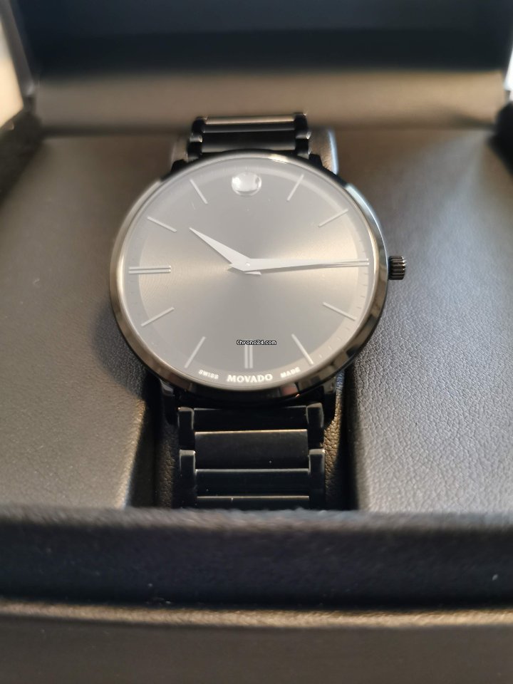IMG_9081 Movado Mens watch Unisex Quartz Steel 607210 Replica 6