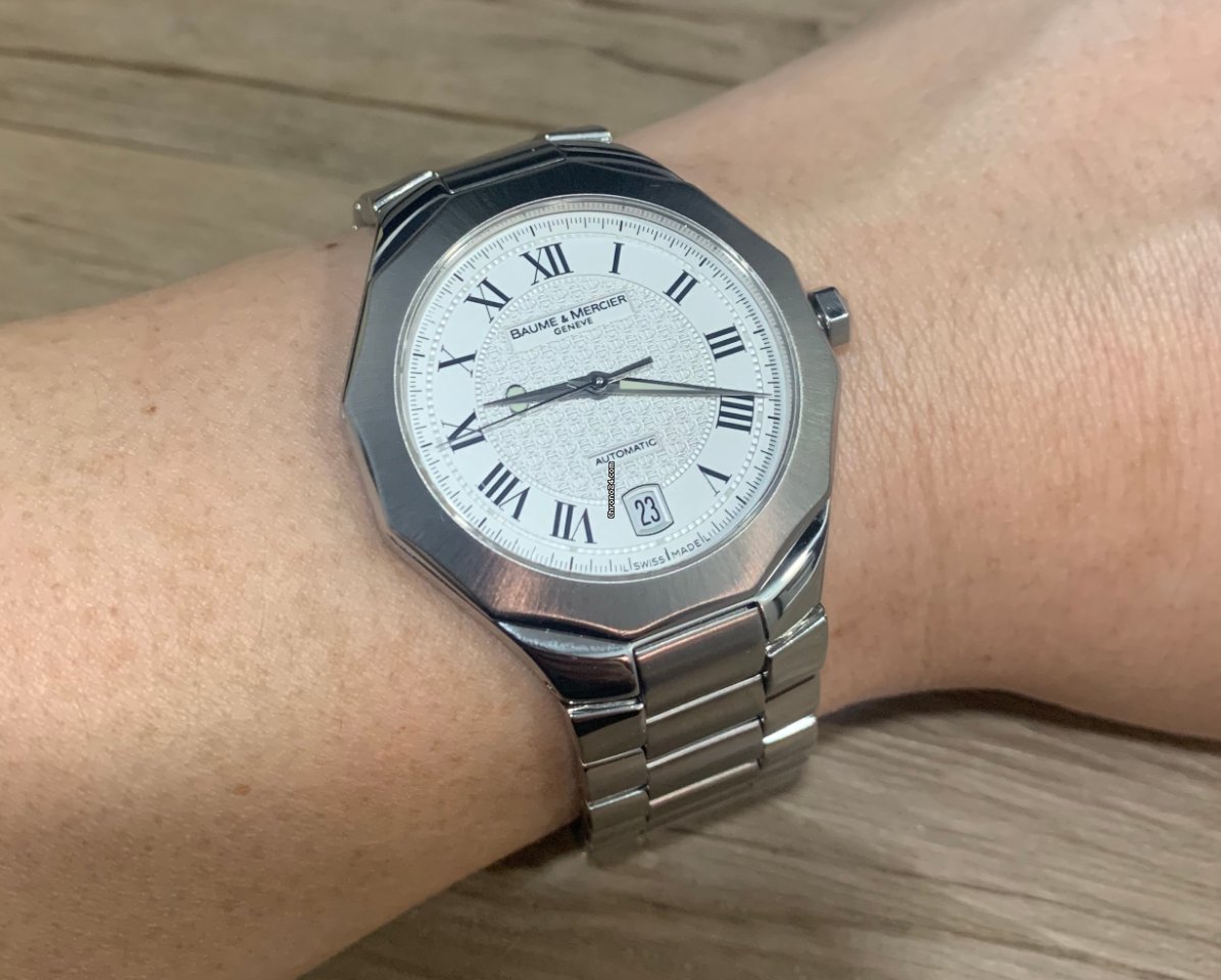 Baume & Mercier Riviera Mens watch Unisex Automatic Steel 65536 Replica 6