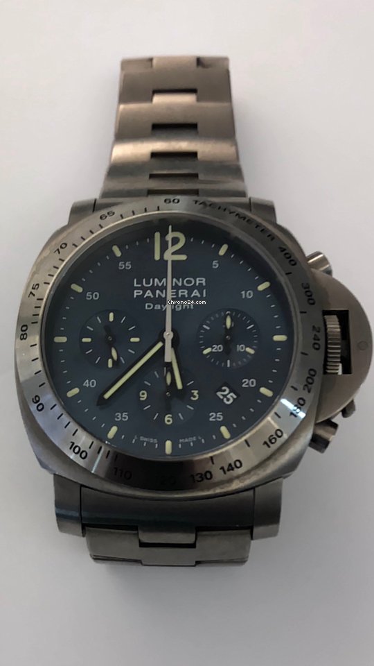 IMG_9081 Panerai Luminor Chrono Mens watch Unisex Automatic Titanium OP6779 Replica 6