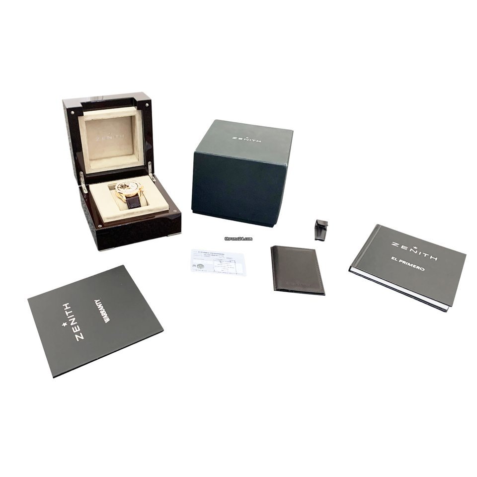 Zenith El Primero Chronomaster Mens watch Unisex Automatic Rose gold 18.2160.4047 01.C713 Replica 6