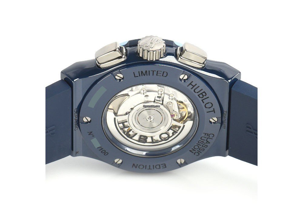 IMG_9081 Hublot Classic Fusion Blue Mens watch Unisex Automatic Ceramic 521.EX.7170.RX.GIT19 Replica 6