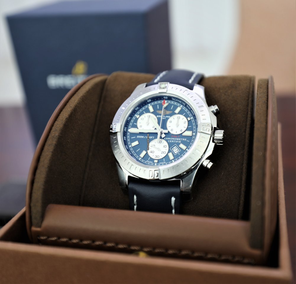Breitling Colt Chronograph Mens watch Unisex Quartz Steel A73388111C1X1 Replica 6
