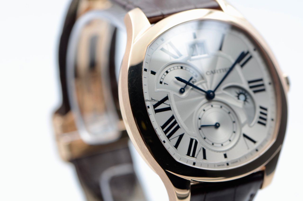 IMG_9081 Cartier Drive de Cartier Mens watch Unisex Automatic Rose gold WGNM0005 Replica 6
