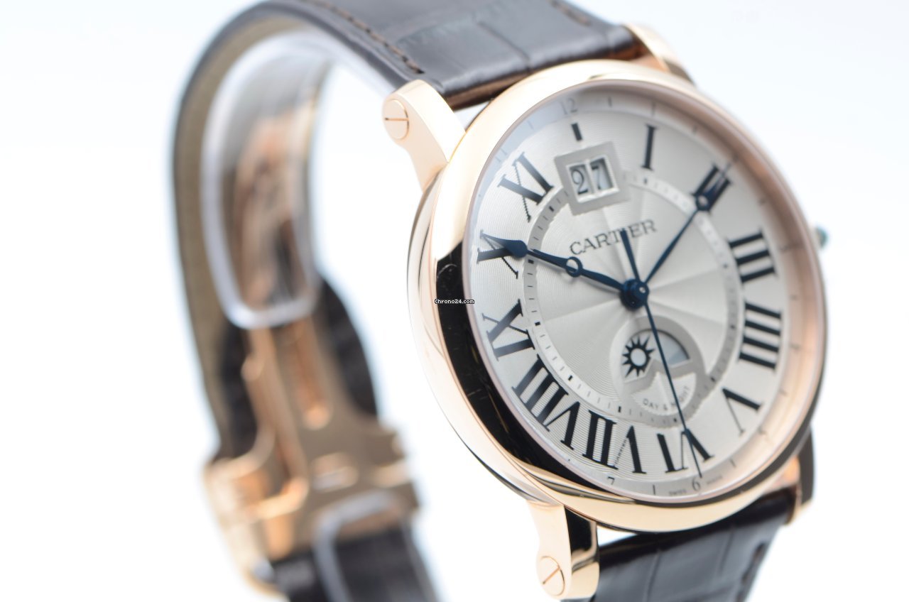 IMG_9081 Cartier Rotonde de Cartier Mens watch Unisex Automatic Rose gold W1556220 Replica 6