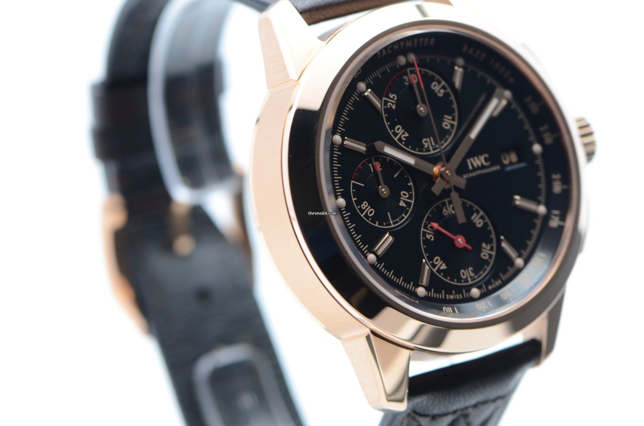 IMG_9081 IWC Ingenieur Chronograph Mens watch Unisex Automatic Red gold IW380703 Replica 6