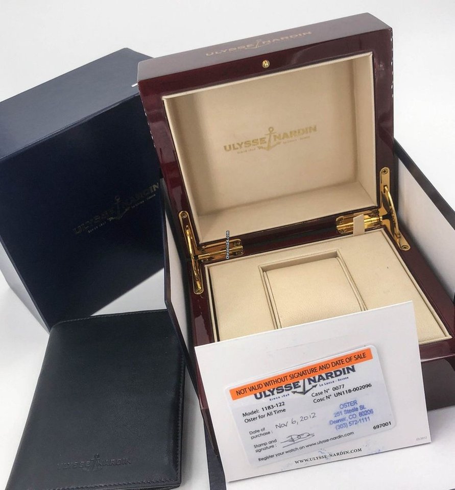 Ulysse Nardin Marine Chronometer Manufacture Mens watch Unisex Automatic Steel 1183-122-42 Replica 6