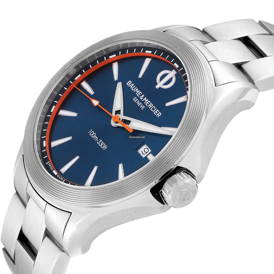 IMG_9081 Baume & Mercier Clifton Mens watch Unisex Quartz Steel M0A10413 Replica 6