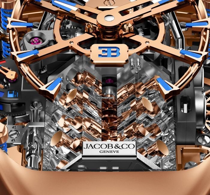IMG_9081 Jacob & Co. Mens watch Unisex Manual winding Rose gold BU200.40.AE.AB.A Replica 6