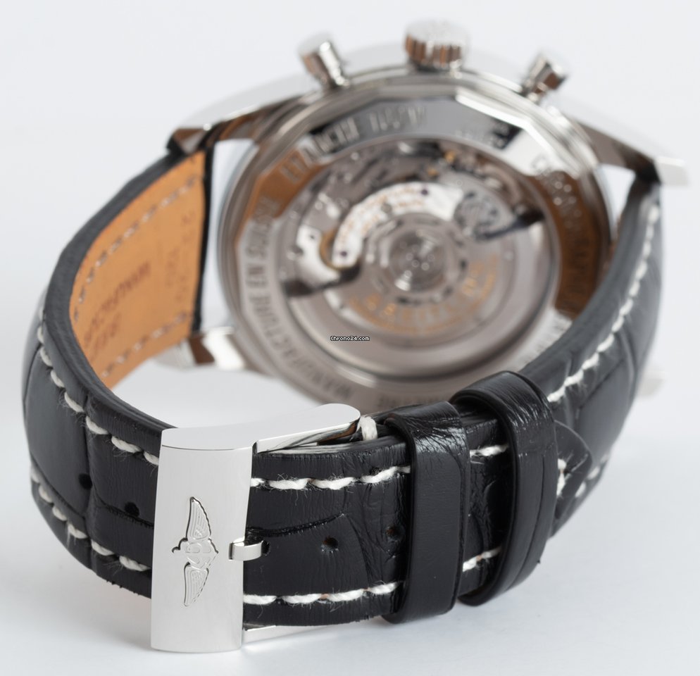 IMG_9081 Breitling Transocean Chronograph Mens watch Unisex Automatic Steel AB015212 BF26 Replica 6