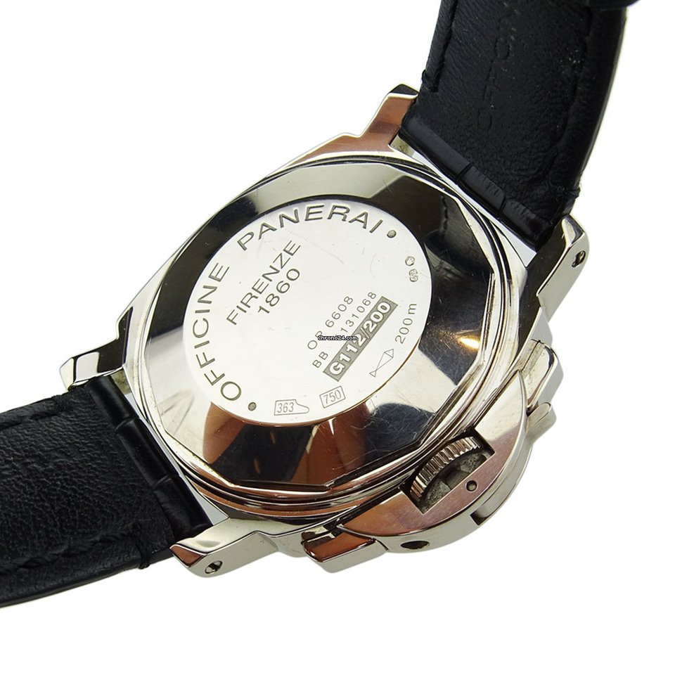 IMG_9081 Panerai Special Editions Mens watch Unisex Manual winding White gold PAM00189 Replica 6