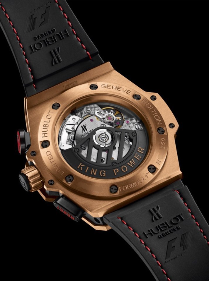 IMG_9081 Hublot King Power Mens watch Unisex Automatic Rose gold 703.OM.6912.HR.FMC12 Replica 6