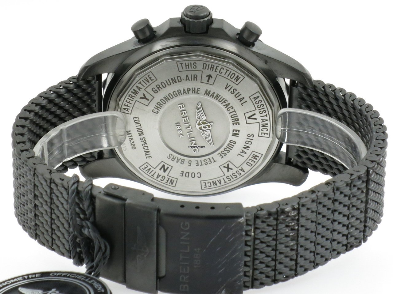 IMG_9081 Breitling Chronospace Military Mens watch Unisex Quartz Steel M7836622.BD39.159M Replica 6
