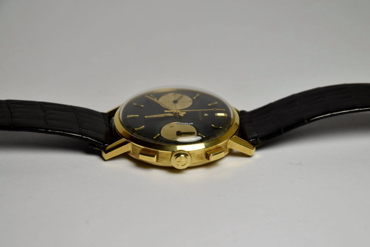 IMG_9081 Zenith Stellina Mens watch Unisex Manual winding Yellow gold 146DP Replica 6
