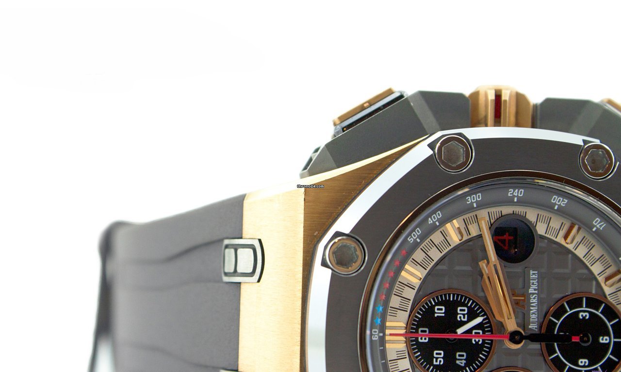 IMG_9081 Audemars Piguet Royal Oak Offshore Chronograph Mens watch Unisex Automatic Rose gold 26568OM.OO.A004CA.01 Replica 6