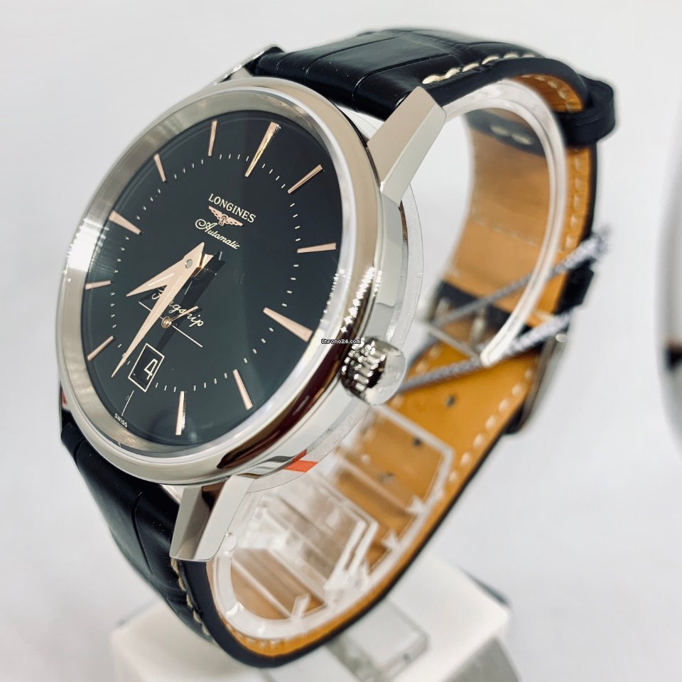 IMG_9081 Longines Flagship Heritage Mens watch Unisex Automatic Steel L4.795.4.58.0 Replica 6