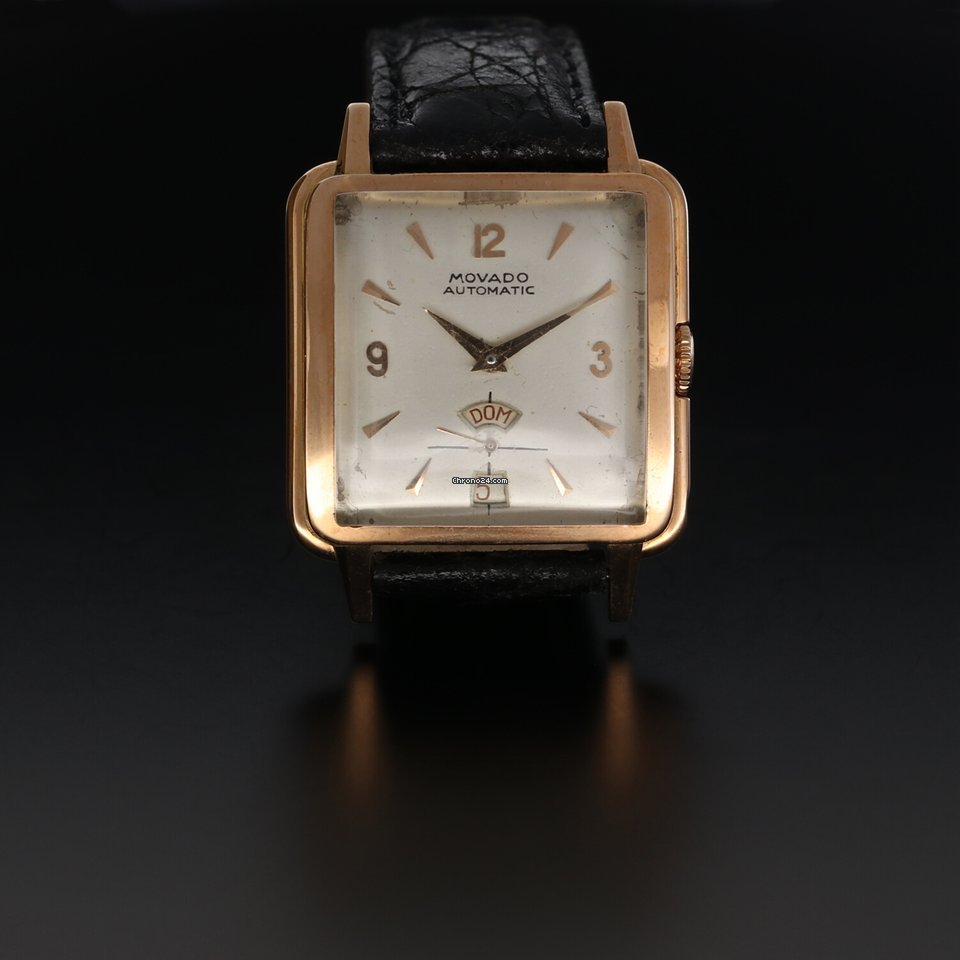 Movado Mens watch Unisex Automatic Rose gold R8477 Replica 6