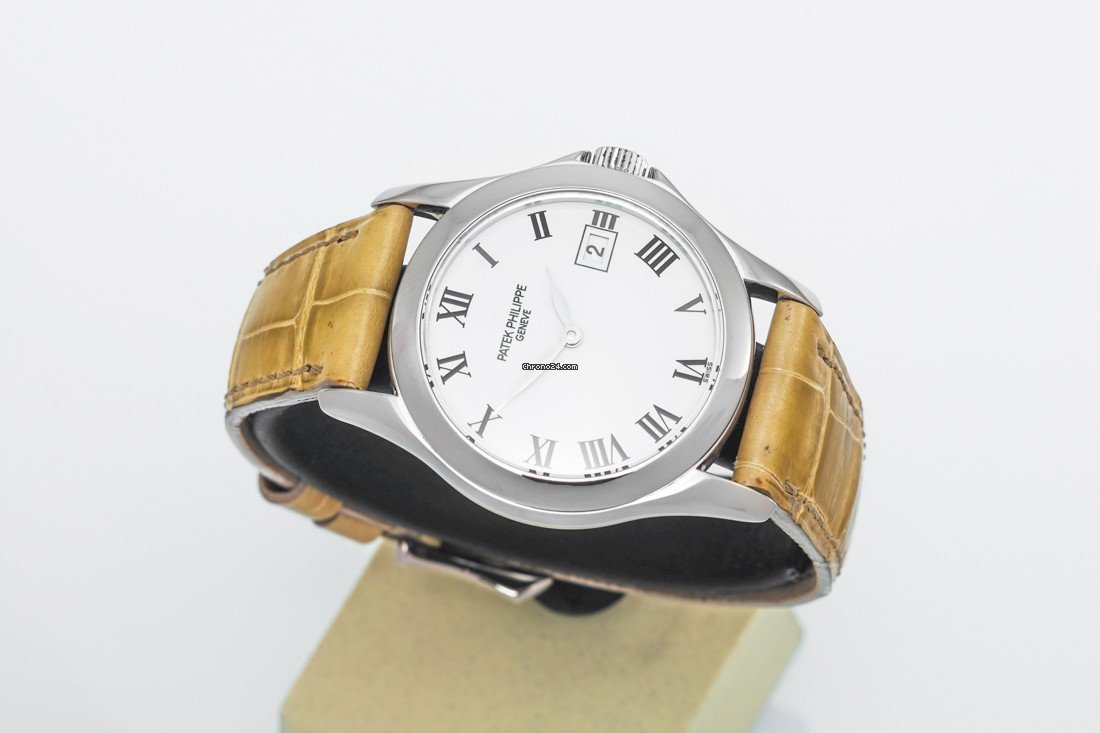 Patek Philippe Calatrava Womens watch Quartz White gold 4906 G 001 Replica 6