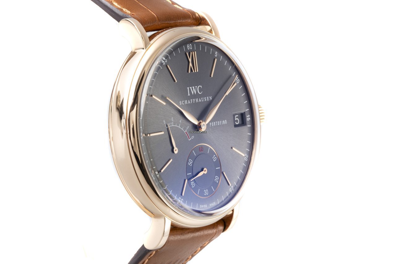 IMG_9081 IWC Portofino Hand-Wound Mens watch Unisex Manual winding Red gold 5101 Replica 6