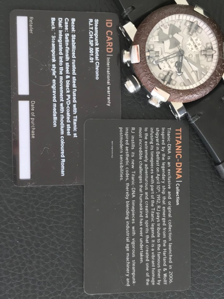 Romain Jerome Titanic-DNA Mens watch Unisex Automatic Steel RJ.T.CH.SP.001.01 Replica 6