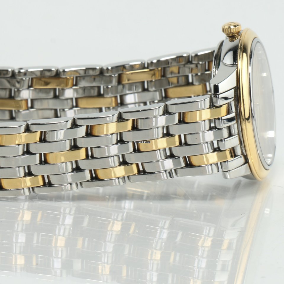 Omega De Ville Prestige Womens watch Quartz Gold Steel 424.20.24.60.08.001 Replica 6