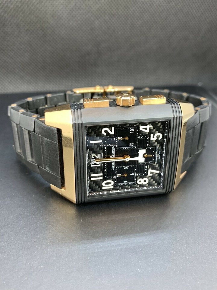 Jaeger-LeCoultre Reverso Squadra World Chronograph Mens watch Unisex Automatic Red gold JLQ702L67P Replica 6