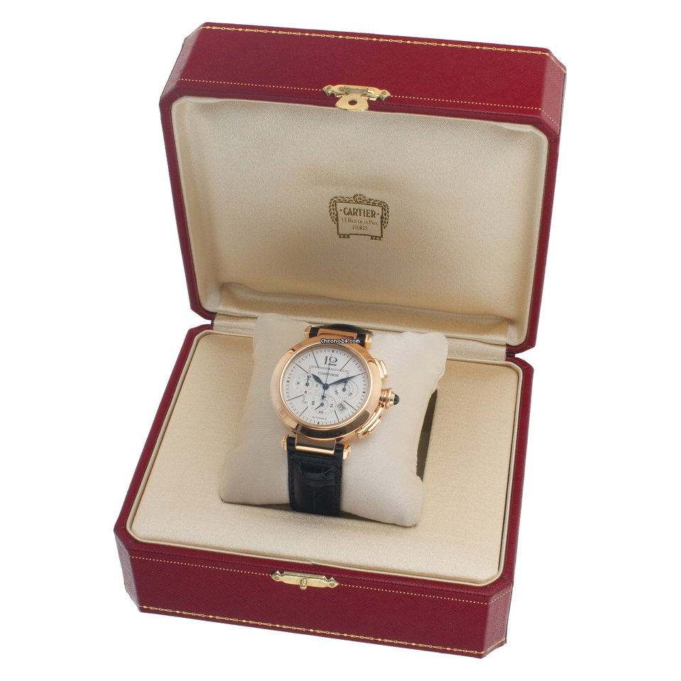IMG_9081 Cartier Pasha Mens watch Unisex Automatic Rose gold W3019951 Replica 6