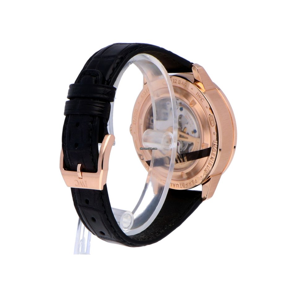 IWC Ingenieur Perpetual Calendar Digital Date-Month Mens watch Unisex Automatic Red gold IW381701 Replica 6