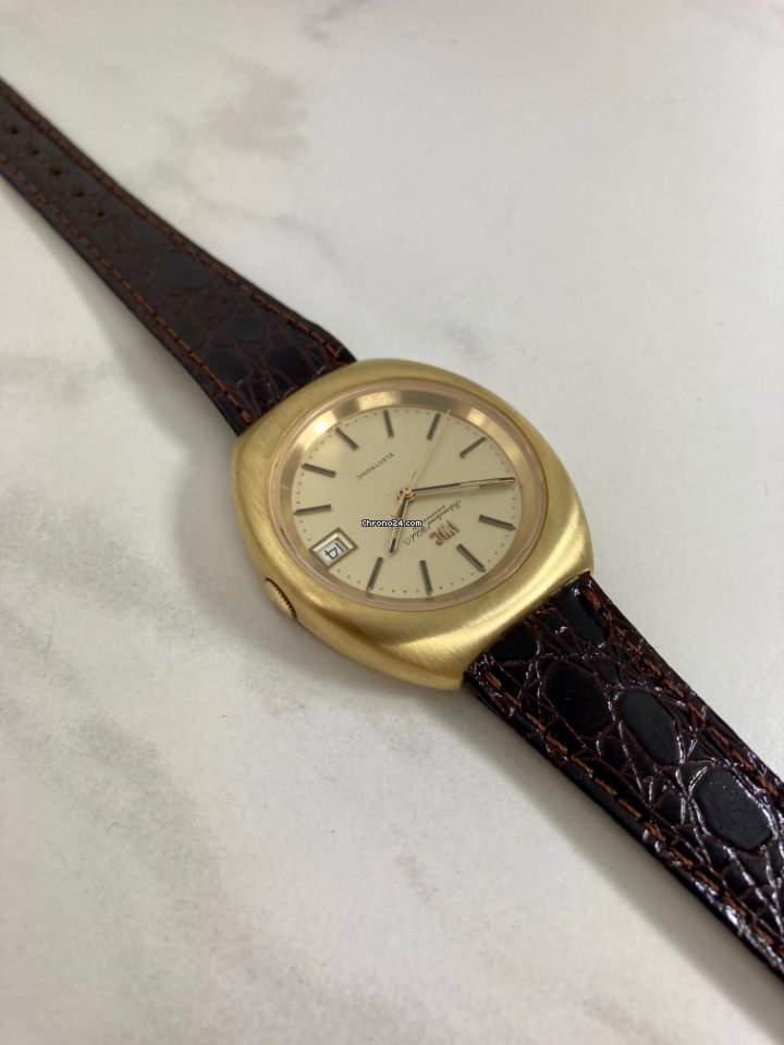 IMG_9081 IWC Mens watch Unisex Quartz Yellow gold 3406 Replica 6