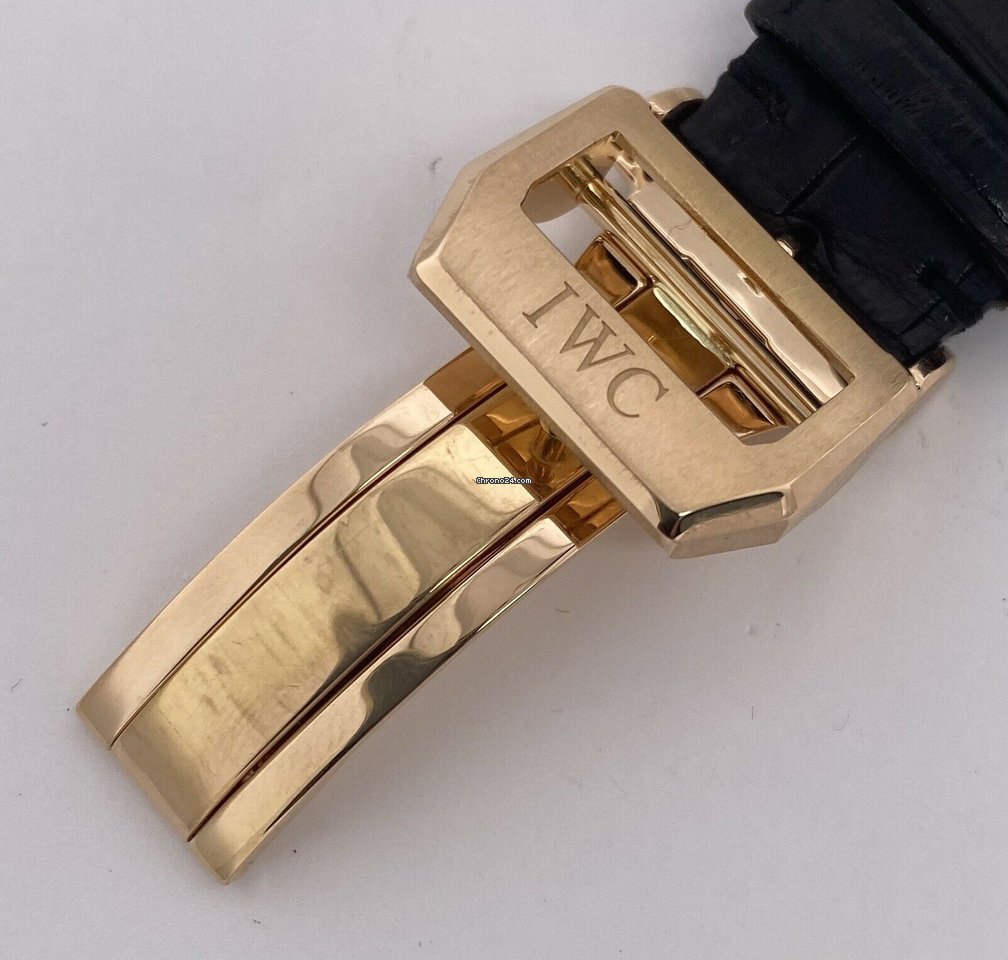 IMG_9081 IWC Portuguese Tourbillon Mens watch Unisex Manual winding Rose gold IW544705 Replica 6