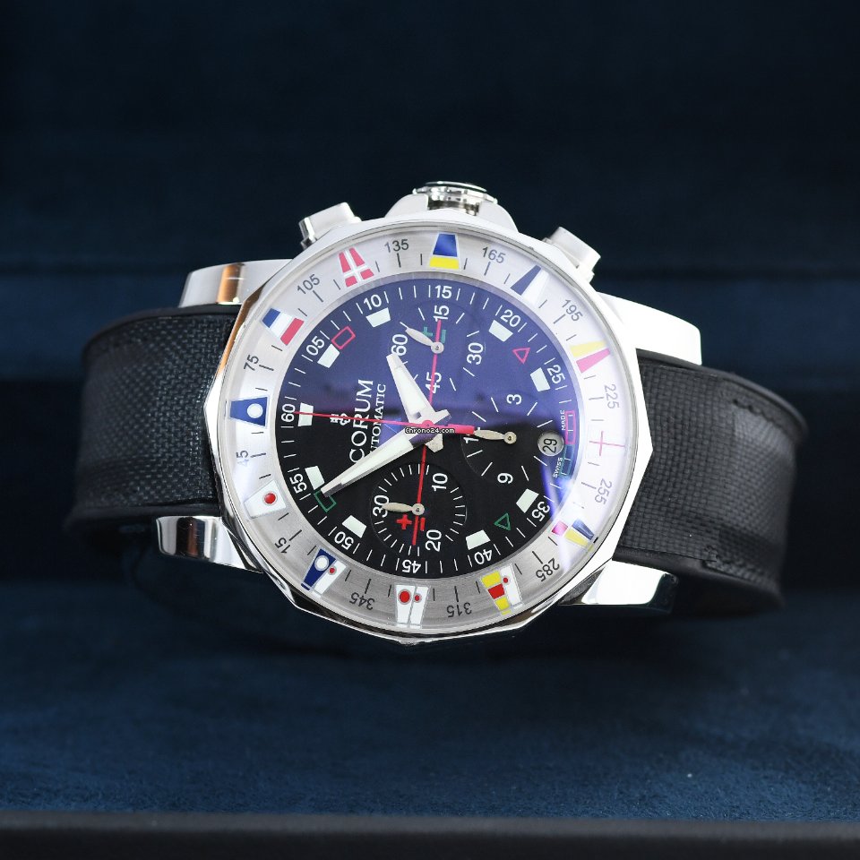 IMG_9081 Corum Admirals Cup Mens watch Unisex Automatic Steel 285.630.20 Replica 6