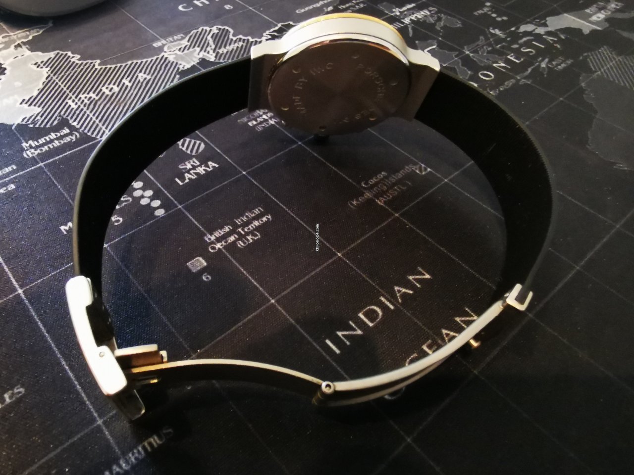 IMG_9081 Porsche Design Mens watch Unisex Quartz Gold Steel 3720-002 Replica 6