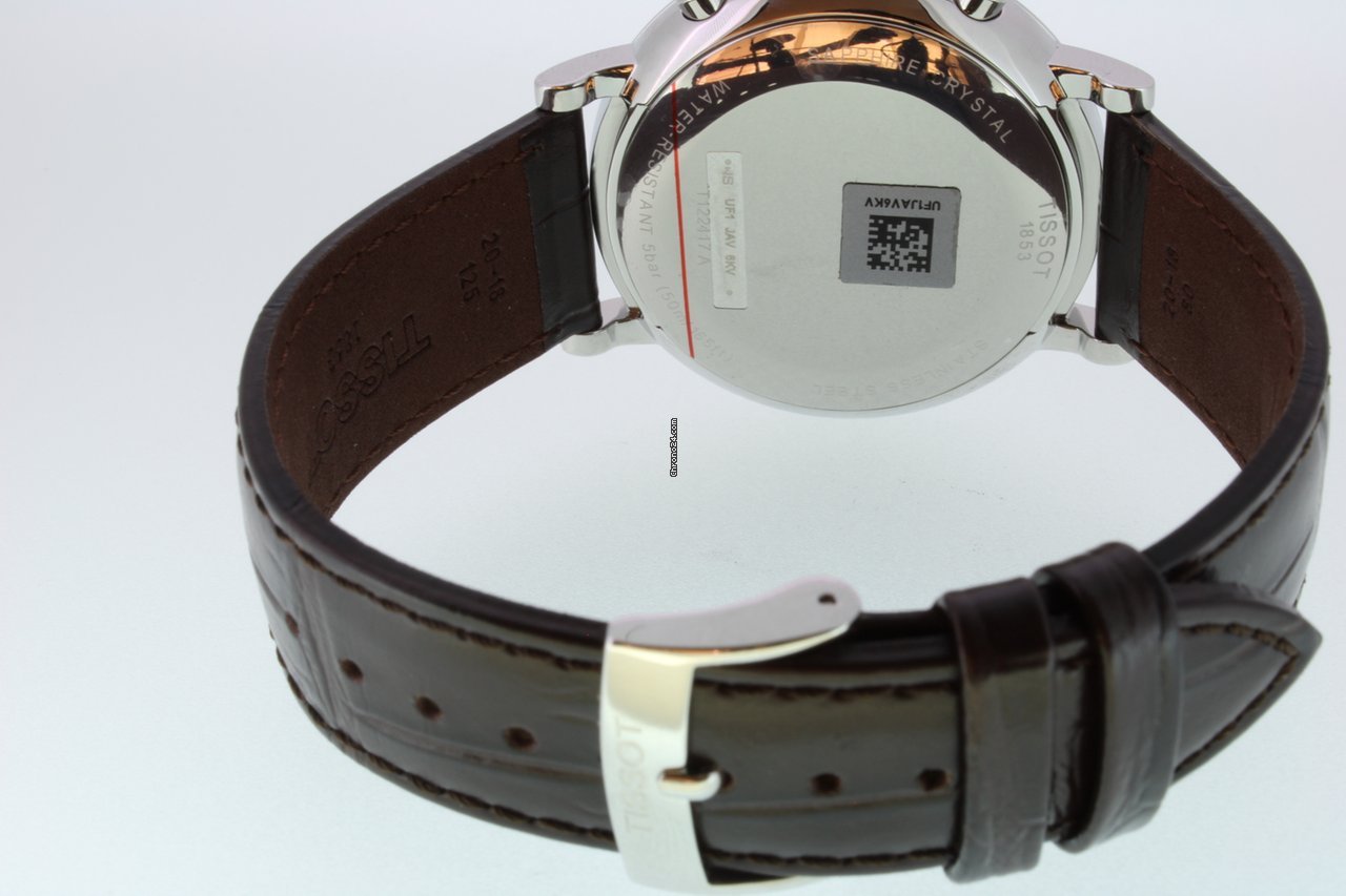 IMG_9081 Tissot Carson Mens watch Unisex Quartz Steel T122.417.16.011.00 Replica 6