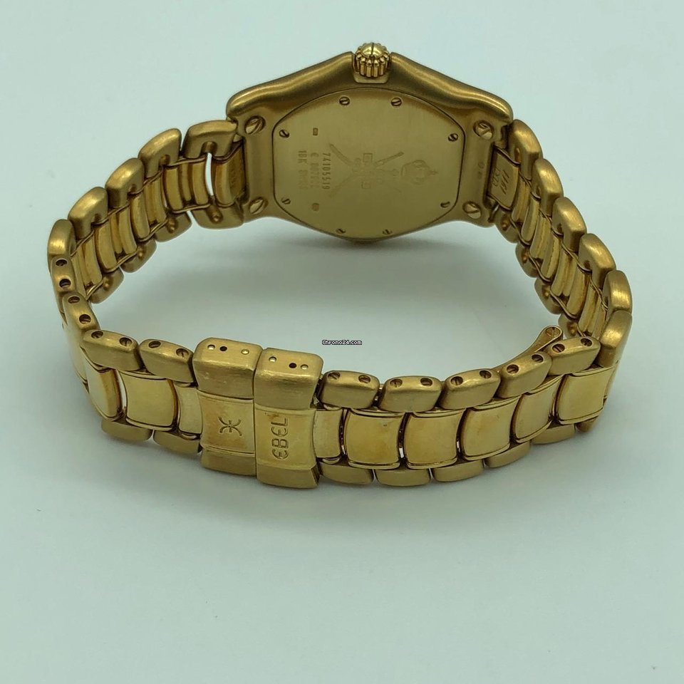 Ebel 1911 Mens watch Unisex Quartz Yellow gold 887902 Replica 6
