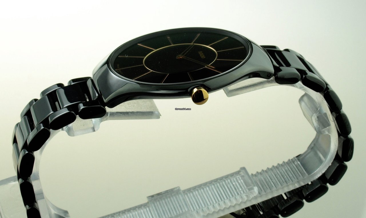 IMG_9081 Rado True Thinline Mens watch Unisex Quartz Ceramic R27741152 Replica 6