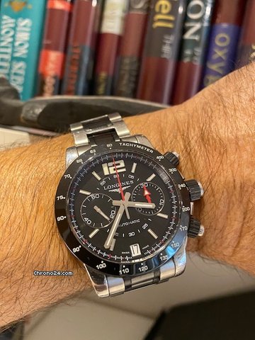 IMG_9081 Longines Admiral Mens watch Unisex Automatic Steel L3.667.4.56.7 Replica 6