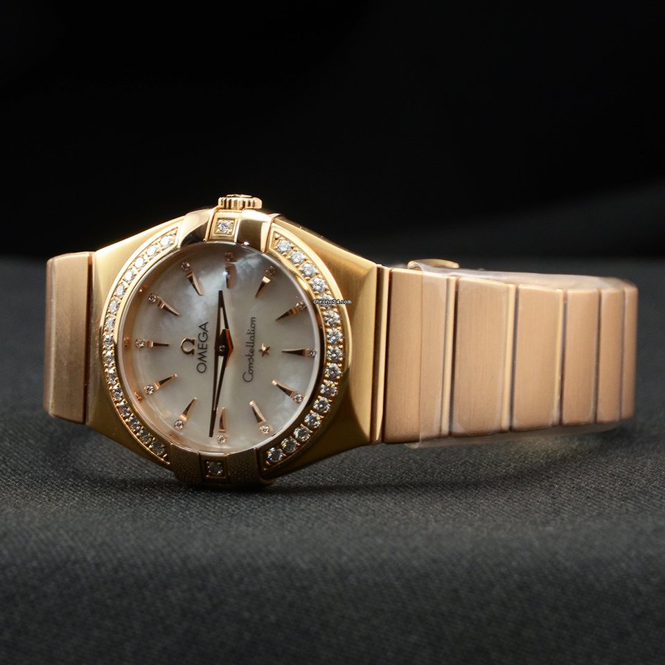 IMG_9081 Omega Constellation Quartz Womens watch Quartz Rose gold 123.55.27.60.55.002 Replica 6