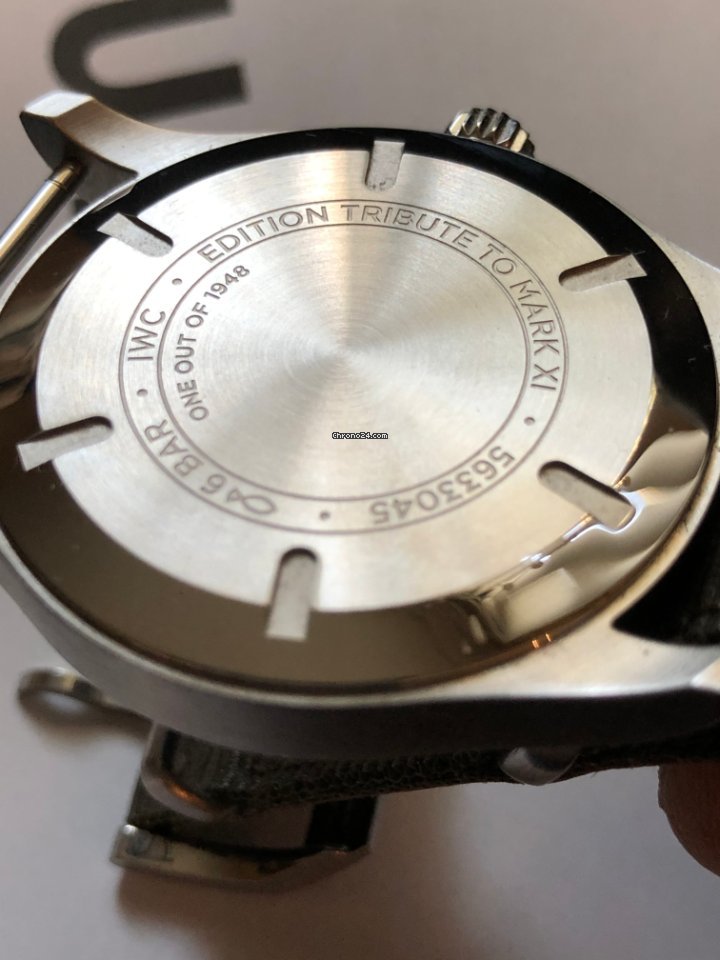 IMG_9081 IWC Pilot Mark Mens watch Unisex Automatic Steel IW327007 Replica 6