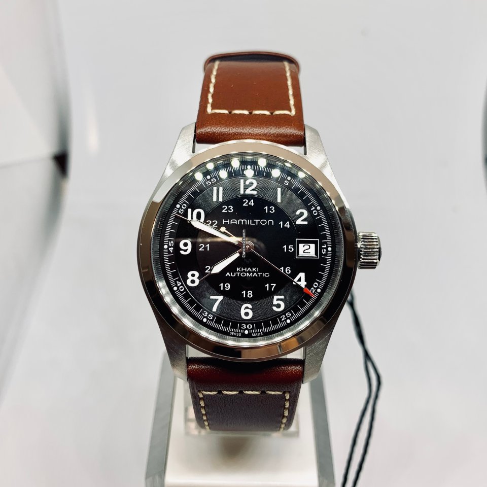 IMG_9081 Hamilton Khaki Field Mens watch Unisex Automatic Steel H70455533 Replica 6