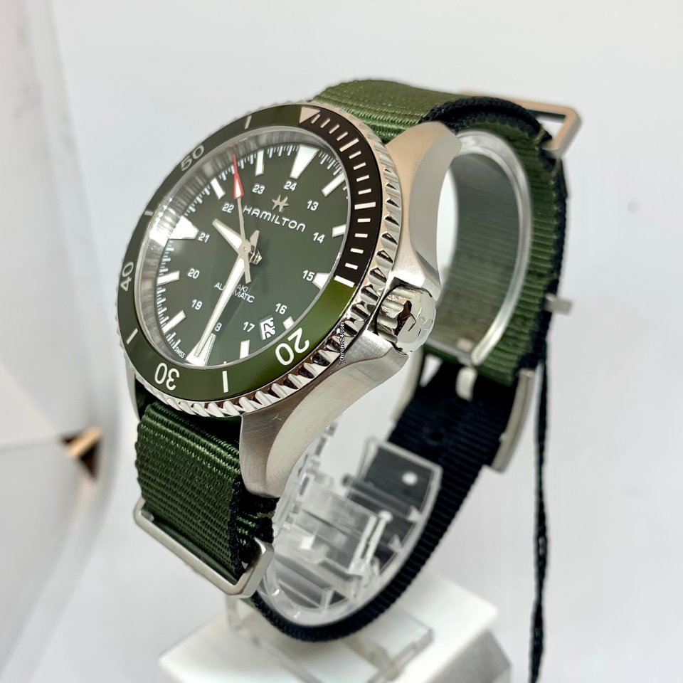 IMG_9081 Hamilton Khaki Navy Scuba Mens watch Unisex Automatic Steel H82375961 Replica 6